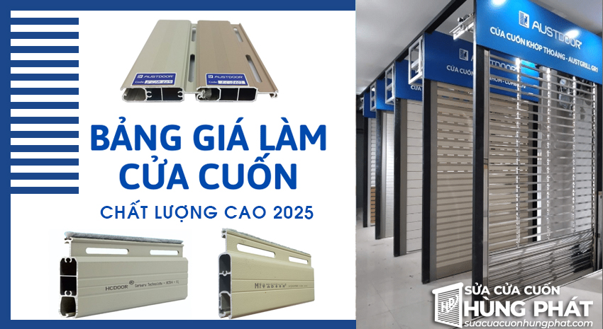 Bảng báo giá cửa cuốn